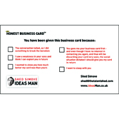 HONEST BUSINESS CARD™